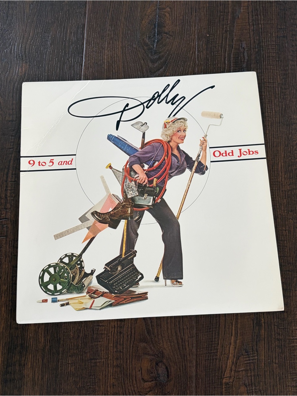 Dolly - 9 to 5 and Odd Jobs Vinyl Record (White Cover)